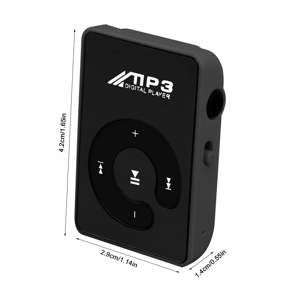 Portable Mini Clip MP3 Player USB Micro TF Card Walkman Music Media Player for Outdoor Sport Relax Reading images - 6