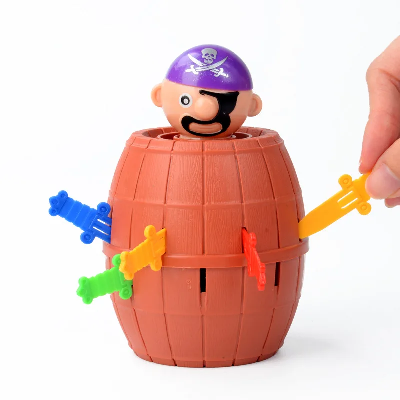 

Children's Interesting Gadgets Pirate Bucket Game Children's Lucky Thorn Pop-up Toys New Strange and Funny Toys