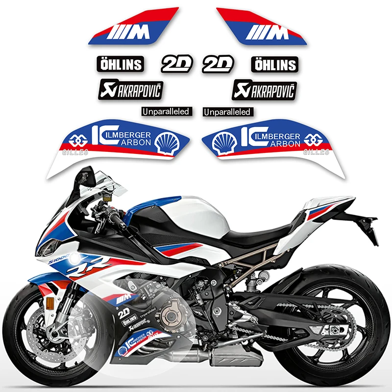 

Motorcycle Lower side guard plate Fairing Engine Vehicle sticker Protection For BMW S1000RR S1000 RR decals 2019 2020 2021