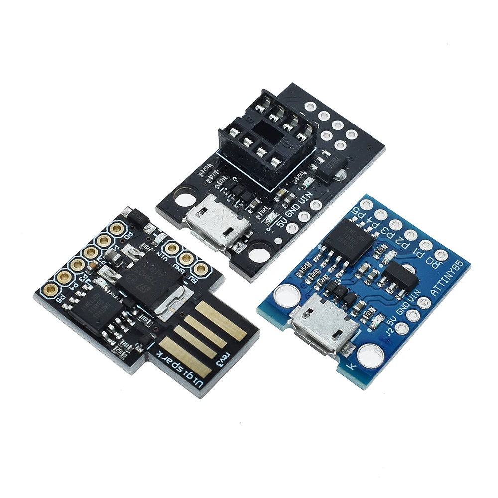Официальный синий черный TINY85 Digispark Kickstarter Micro Development Board Модуль ATTINY85 для Arduino IIC I2C USB
