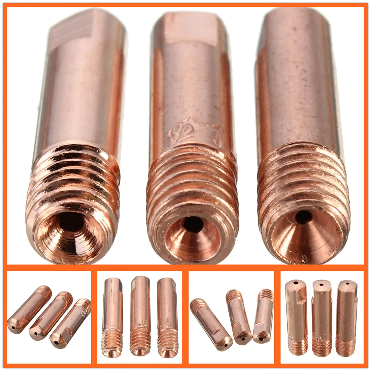 

10 шт., аксессуары для сварки MIG/MAG, 0,8/1,0/1,2 мм
