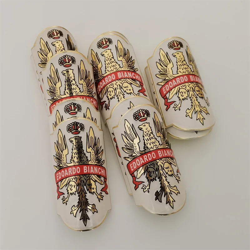 Велосипедный значок с логотипом Bianchi изготовленный из мягкого алюминиевого