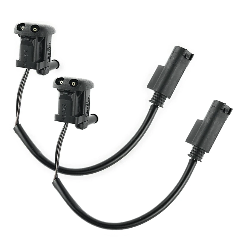 

Left & Right Windshield Washer Nozzle Heated Windscreen Sprayer Jet LR040670 For Land Rover Range Rover L322 2002-2012