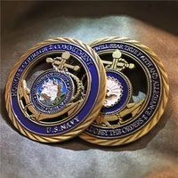 military u s navy challenge coin navy core value metal bronze hollow art collectible home decor veteran gift commitment coin