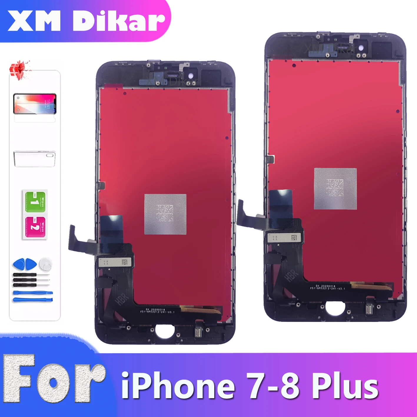 ЖК-дисплей качества AAA с подарками для iPhone 8 PLUS 7 Plus plus сенсорный экран