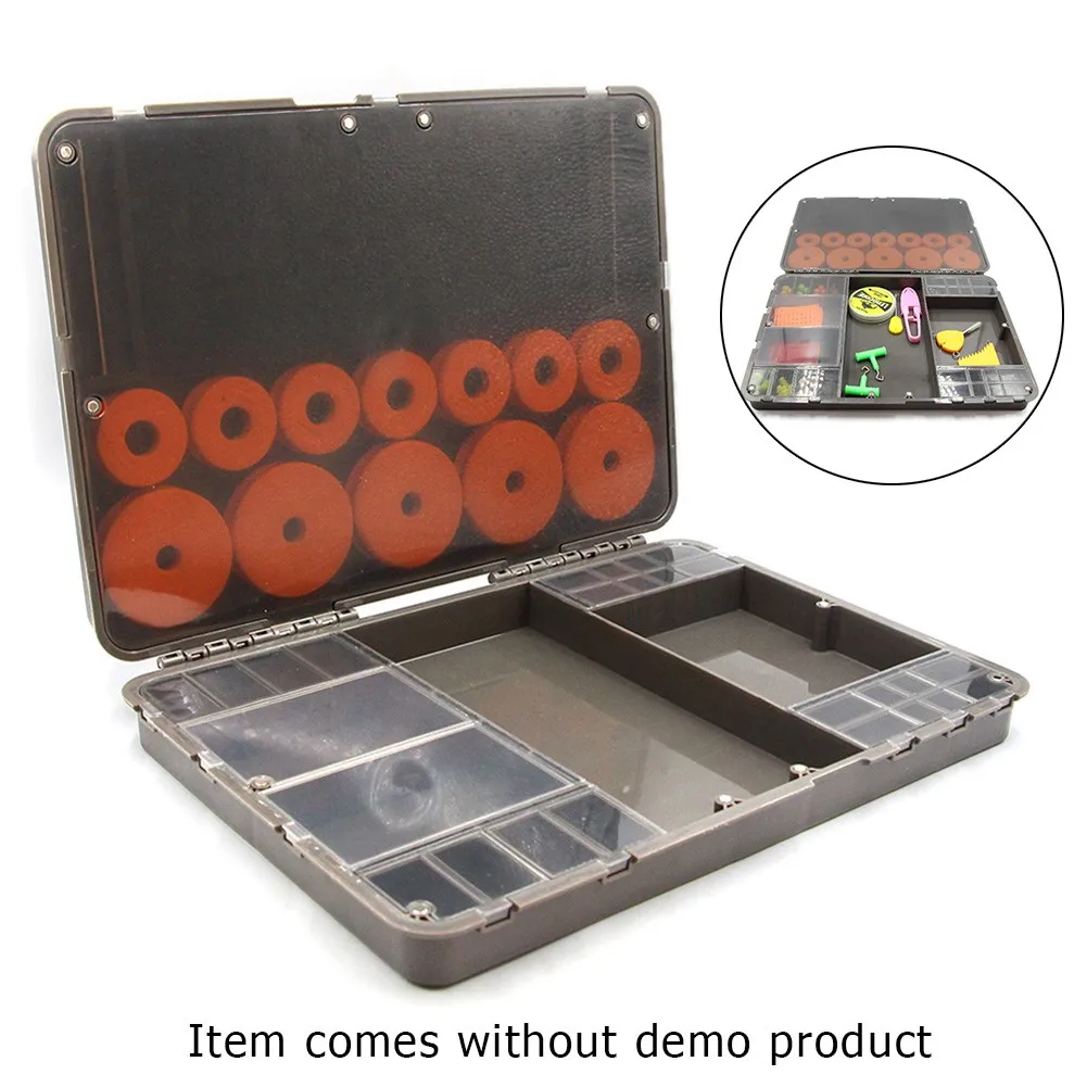 

Carp Fishing Winder Storage Box Terminal Tackle System For Swivel Hook Lure Bait Pesca Accessories Portable Fishing Tackle Box