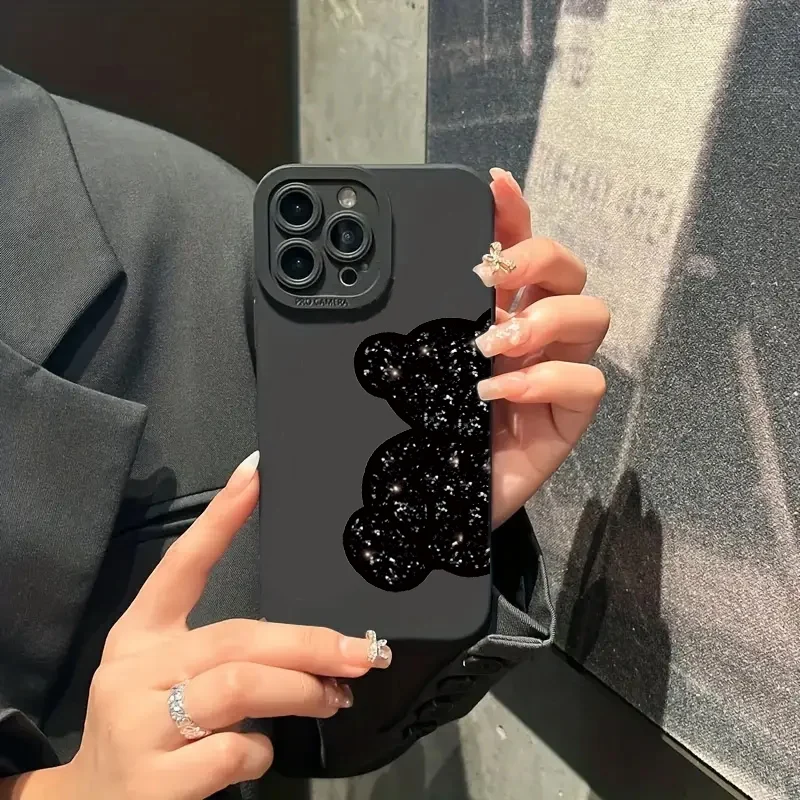Фото Полноэкранный чехол с цветочным рисунком медведя для Huawei P30 P40 Mate 20 Pro Nova 7i 7SE Honor 20 50 9X Y 7A 9 Prime 2019 Силиконовый №3