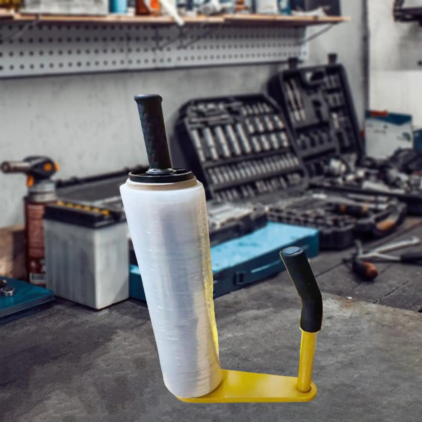 

1 шт. Горячая распродажа: Машина для обмотки паллет стрейч-пленкой, высококачественный ручной диспенсер для стрейч-пленки из железа, инструмент для обмотки тяжелых грузов