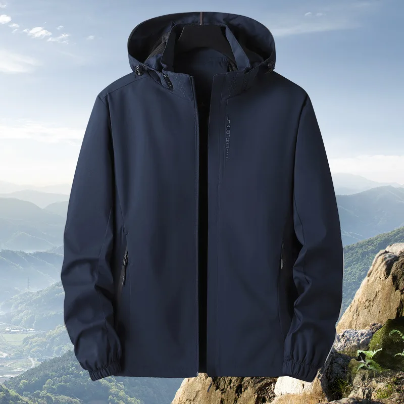 

Fashion Outdoor Adventure Jacket Quick Dry Sun-Protective Jacket Men Women Hooded Outerwear Sport Windbreaker Ultra Light Jacket