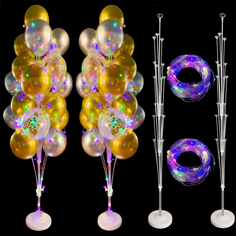 

1/2 Set Latex Balloon Holder Balloons Stand Column Metallic Balloons Baby Shower Kids Birthday Party Wedding Decoration Supplies