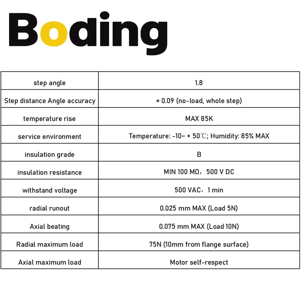 BODING Leadshine NEMA23 Шаговый двигатель 57CME12X-BZ 1 2 Нм 57CME21X-BZ 57CME23-BZ 3 и драйвер Steppper CL57