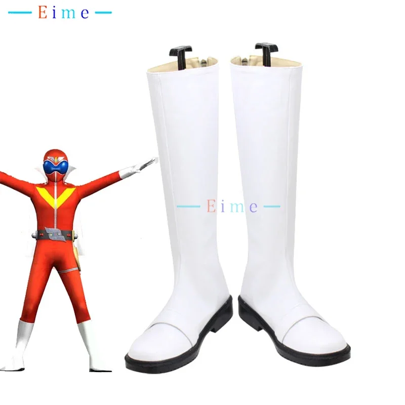 Kikai Kyoryu Ninja Sentai обувь для косплея реквизит из искусственной кожи Хэллоуин