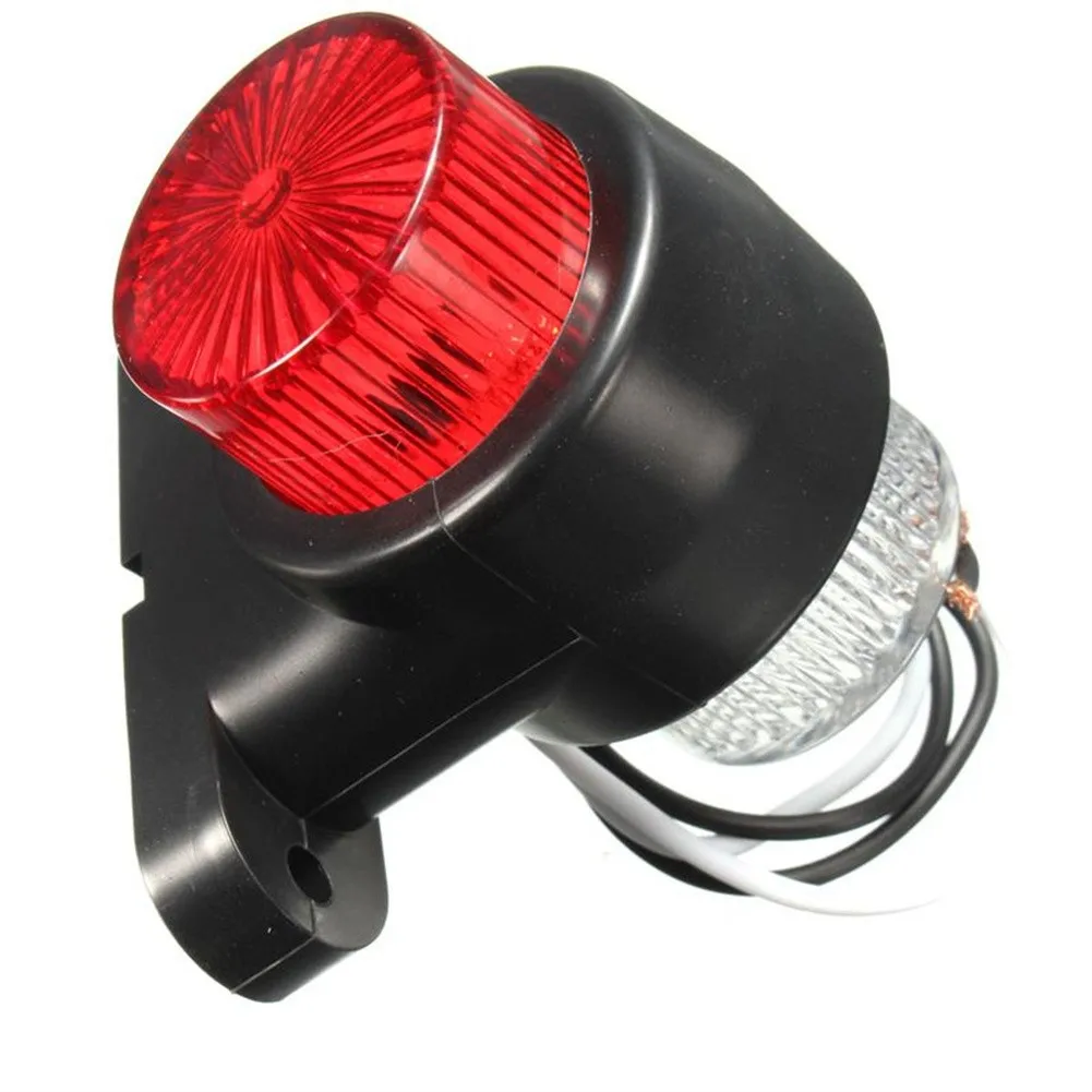 

10~24V DC Trailer Light 21cm 2Pcs 8 LEDS Accessory Brake Parts Red & White