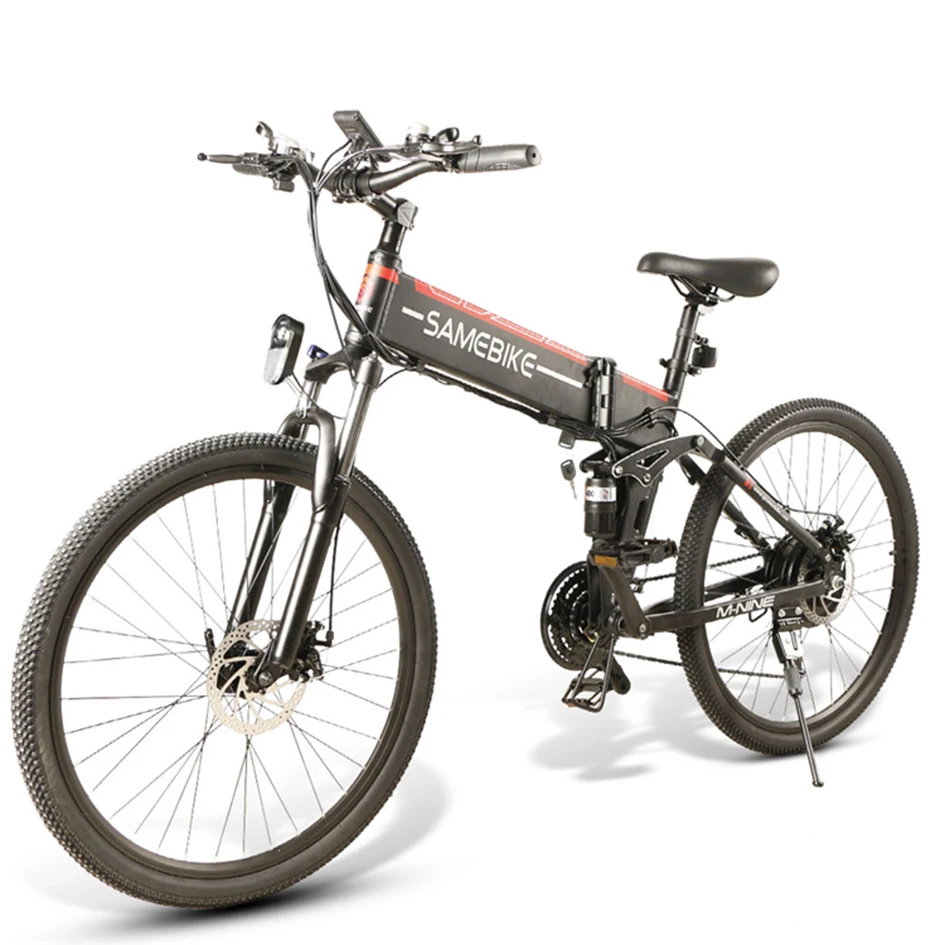

SAMEBIKE CA US Local Warehouse Foldable Electric Bicycle Ebike Aluminum 26 inch Portable Lithium Battery Mountain City Bike LO26