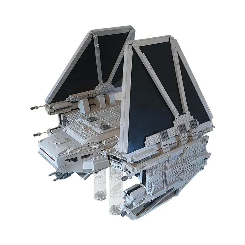 

Moc Space War Assault Shuttle TIE Echelon Classic Movie Battleship Building Blocks Model Military Weapons Children Toys Gifts
