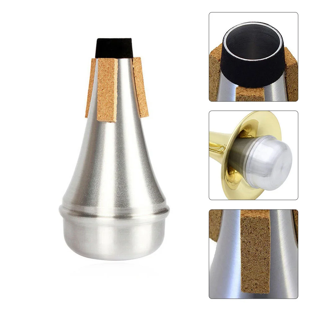

Silenter Trumpet Mute Lightweight Practice Silver Trumpets Tool Accessories Aluminium 133mm Anti-disturbance Useful Brand New