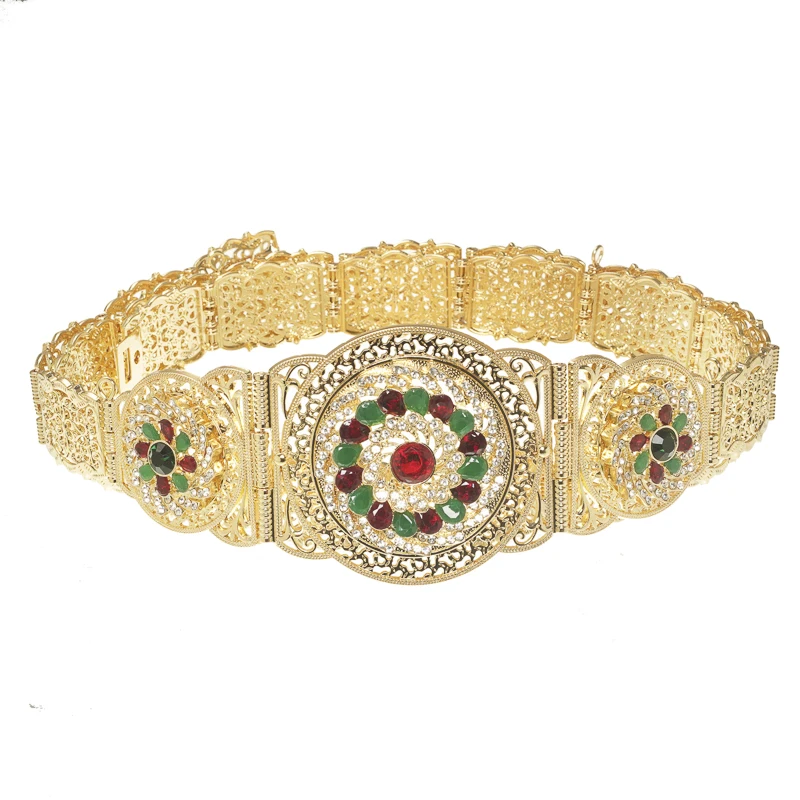 

Марокканские женские свадебные металлические ремни, золотые искусственные этнические свадебные платья, ювелирные изделия для тела, подаро...