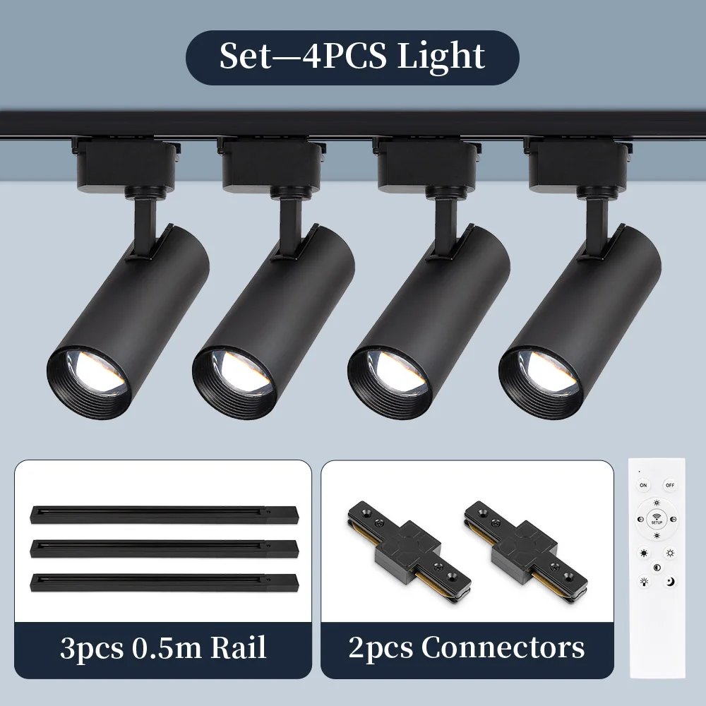 

CANMEIJIA Трековые светильники 20Вт, белый/черный