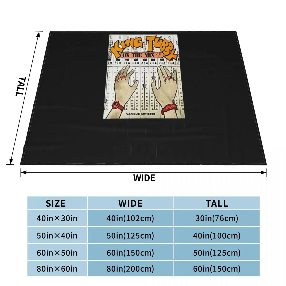 Очень большое одеяло T Reggae Yellowman King Tubby Black Mambo Rasta Sly And Robbie