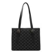 premium luxury tote bags vintage womens handbags fashion ladies handbags large capacity commuting print women shoulder bags