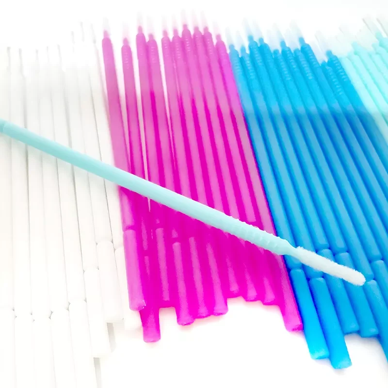 

2023 Гибкая микро-фотография, микрощетка для наращивания ресниц, чистящая щетка для ресниц