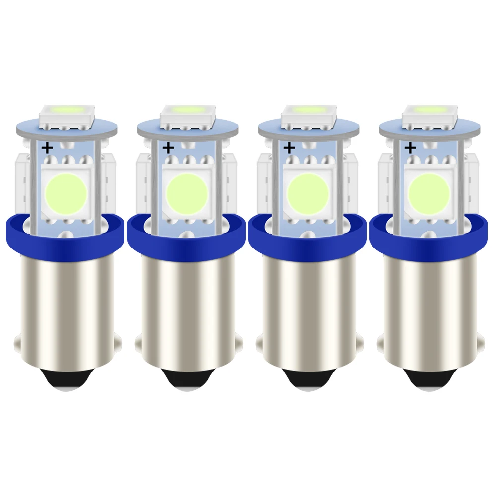 4 шт. автомобильные светодиодсветодиодный лампы T4W BA9S 12 В 24 в 5050 5SMD |