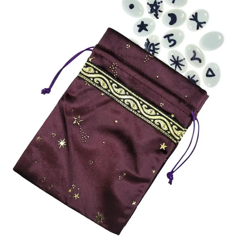 

Сумка для карт Tarot, винно-красная сумка для украшений, Сумка Для Таро и кости с кулиской Для Таро руны, ювелирные изделия с кристаллами, легко носить с собой