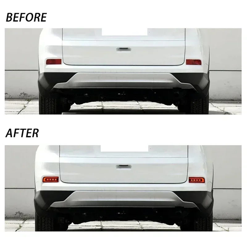 1 пара автомобильных светодиодных задних противотуманных фар бампер дальний