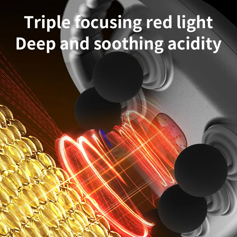Пистолет Для Фасции С Шестью Насадками Высокочастотный Вибрационный Массажер