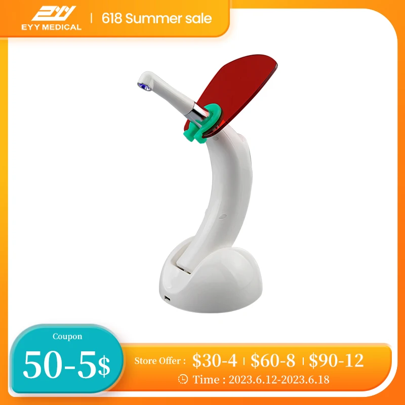 

EYY, стоматологическая полимерная Фотополимерная Смола odontology с фотолампой 2000 Вт, стоматологический фотополимеризатор, беспроводные инструм...