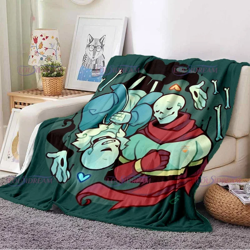Новое аниме Undertale Sans 3d печать игры пледы для кроватей покрывала чехлы диванное
