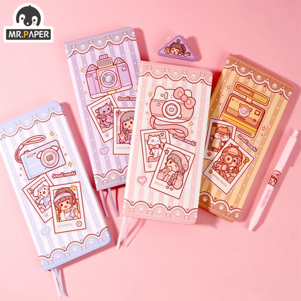 Mr. Paper 176 Pages/book Cartoon Characters Cute Notepad Sticker Message Memo Book Kawaii Stationery Art Supplies Notebooks