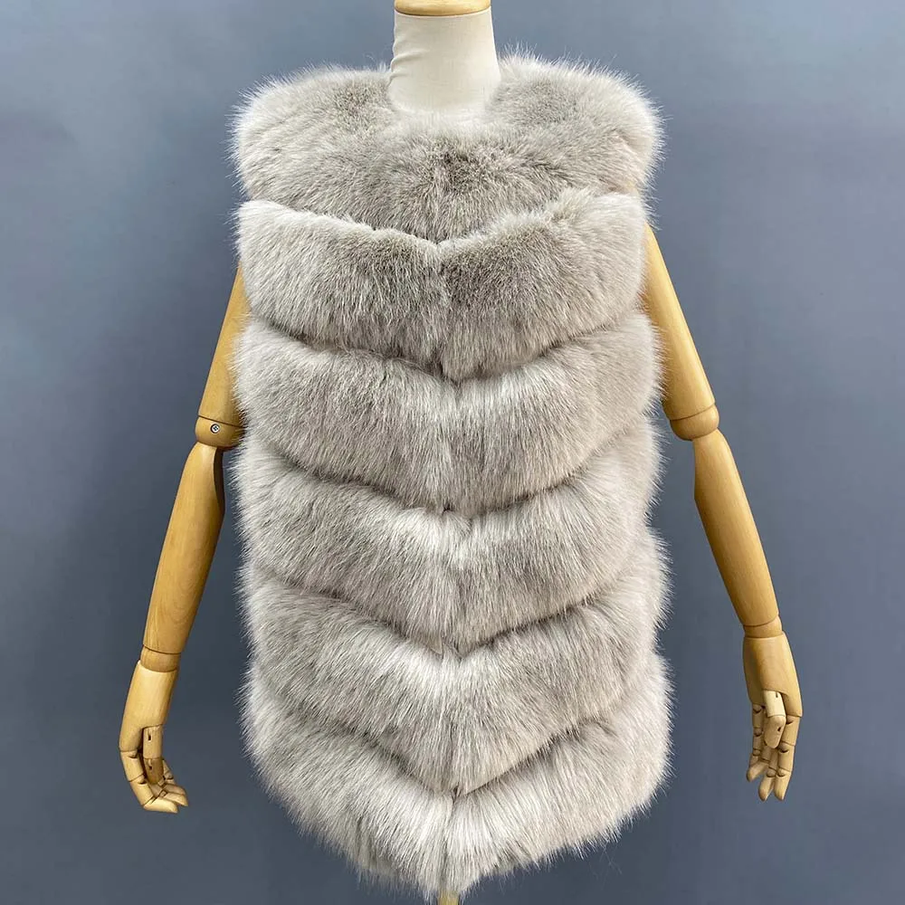 

Janefur Fake Fur Vest Women 2022 Fashion Luxury Fluffy Artifical Fur Coat Wholesale Warm Female Winter Faux Fur Gilet Jackets