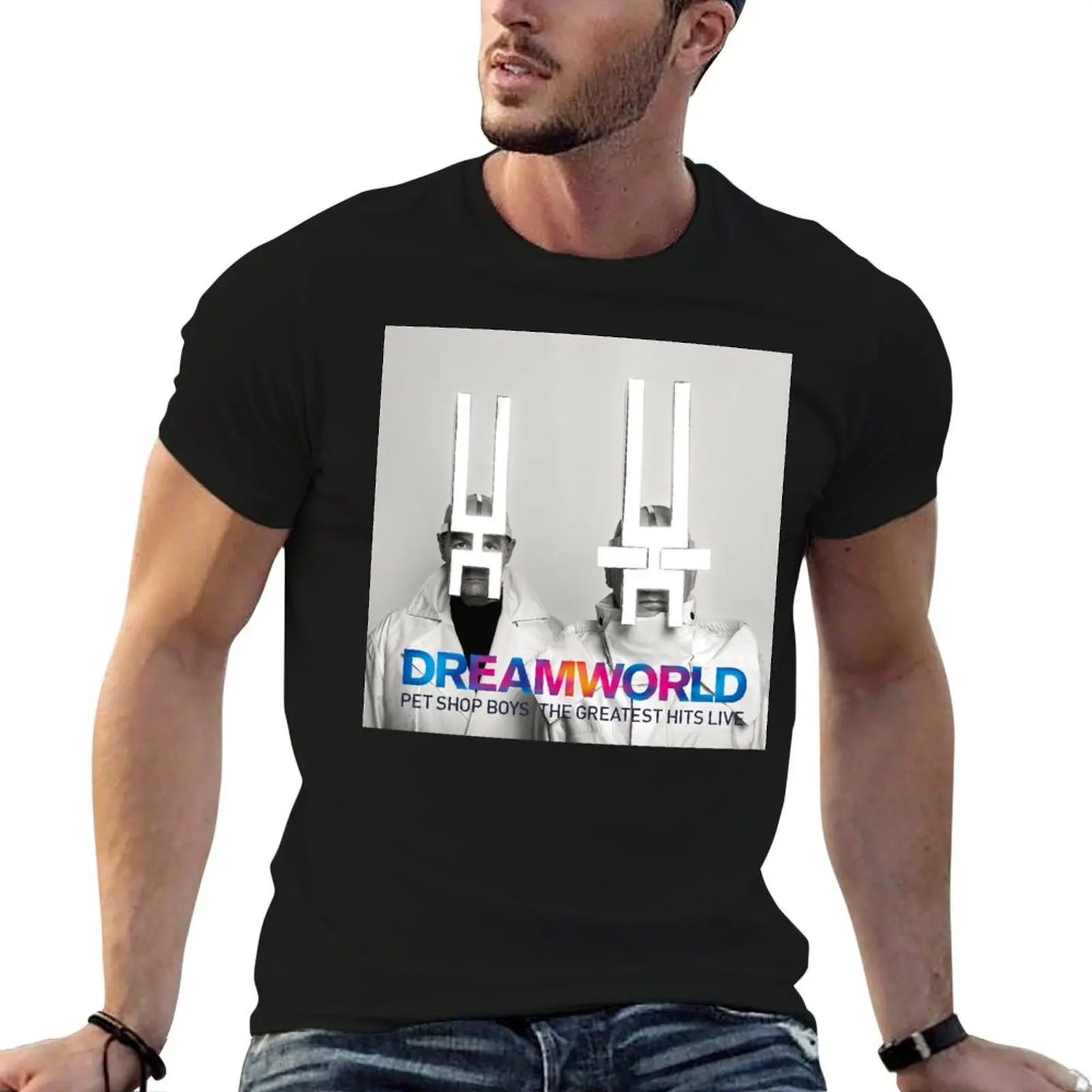 Фото Футболка Pet Dreamworld Hits Tour 2022 masept, повседневная модная футболка с принтом №1