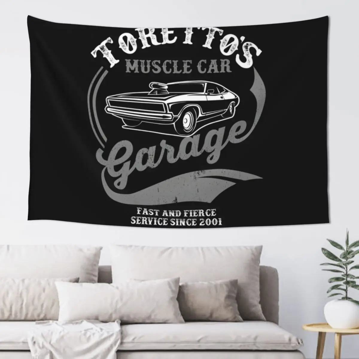 Гобелен Toretto's Muscle Car Garage