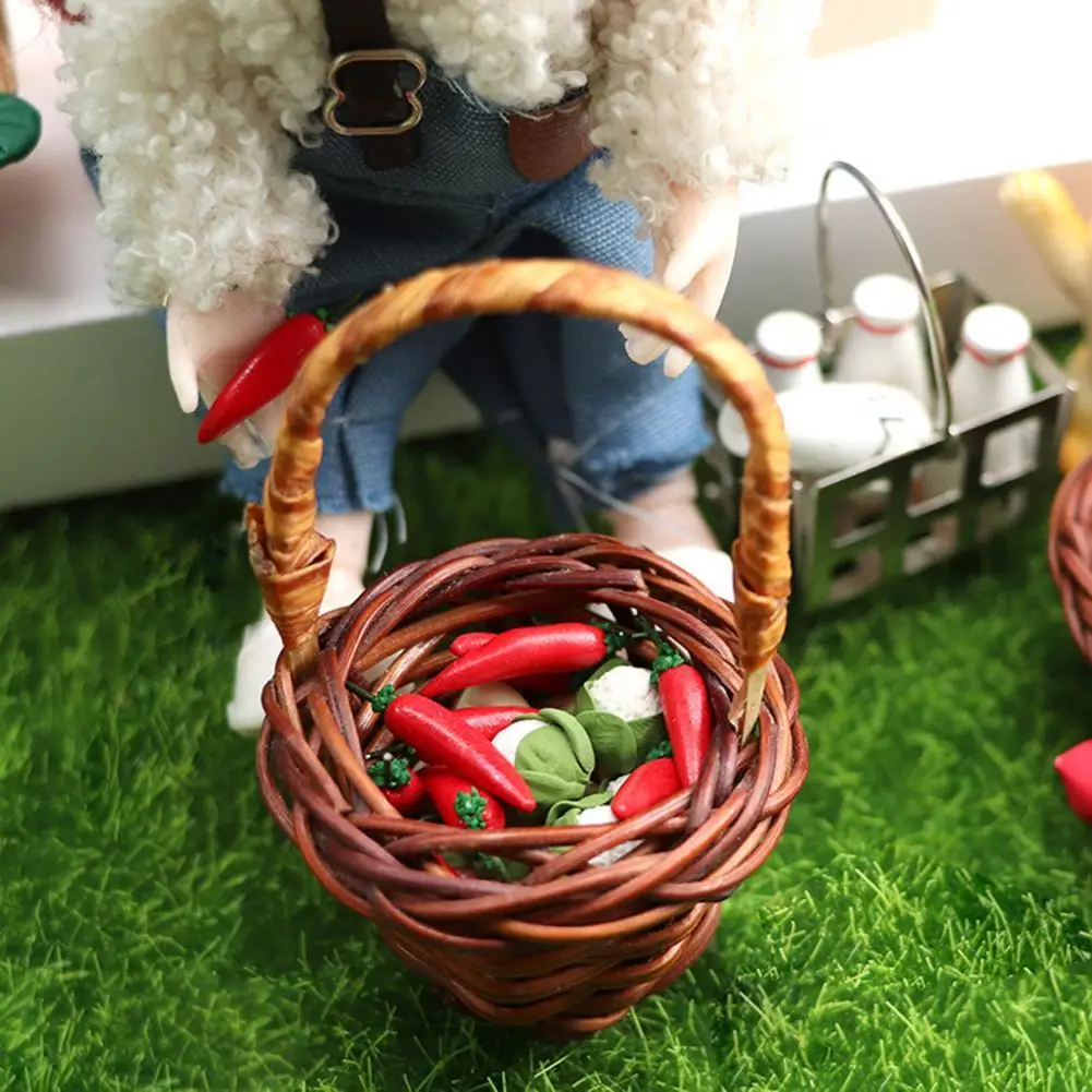 

10 шт., забавные мини-овощи для кукольного домика