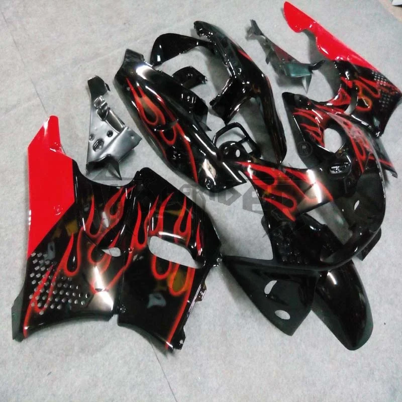 

Custom motorcycle cowl for CBR900RR 1994 1995 1996 1997 red flames CBR 893RR 94 95 96 97 motorcycle Fairing hull