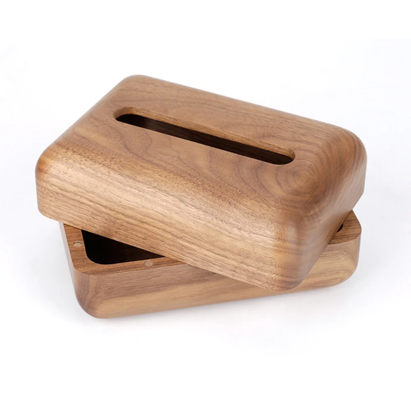 

Деревянная коробка для салфеток, бумажный держатель для салфеток, деревянная коробка для салфеток для ванной, спальни, офиса