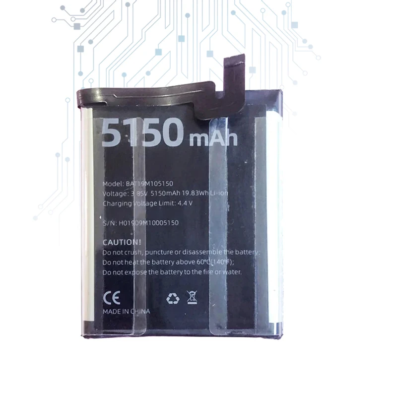 Сменный аккумулятор для DOOGEE S55 S55Lite T6 S60 S95 Pro S95Pro BL7000 BL12000 S60Lite BL12000Pro