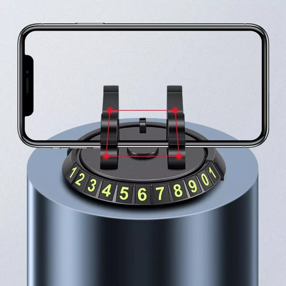 

Car Accessories Car Temporary Stop Sign Parking Number Plate Cell Phone Mount Bracket Car Phone Holder Car License Plate Holder