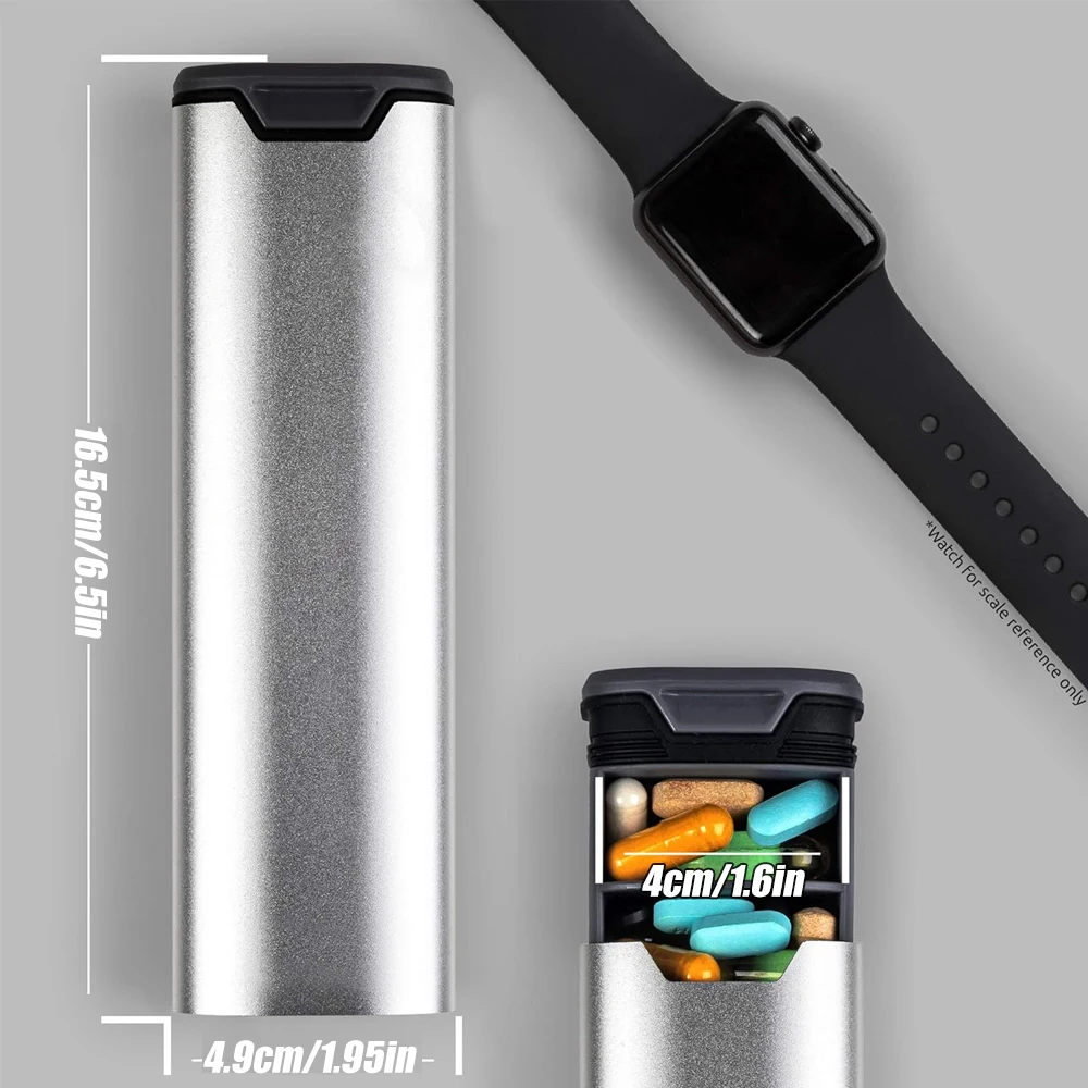 Цельный органайзер для планшетов с витаминами и добавками в красивой коробке