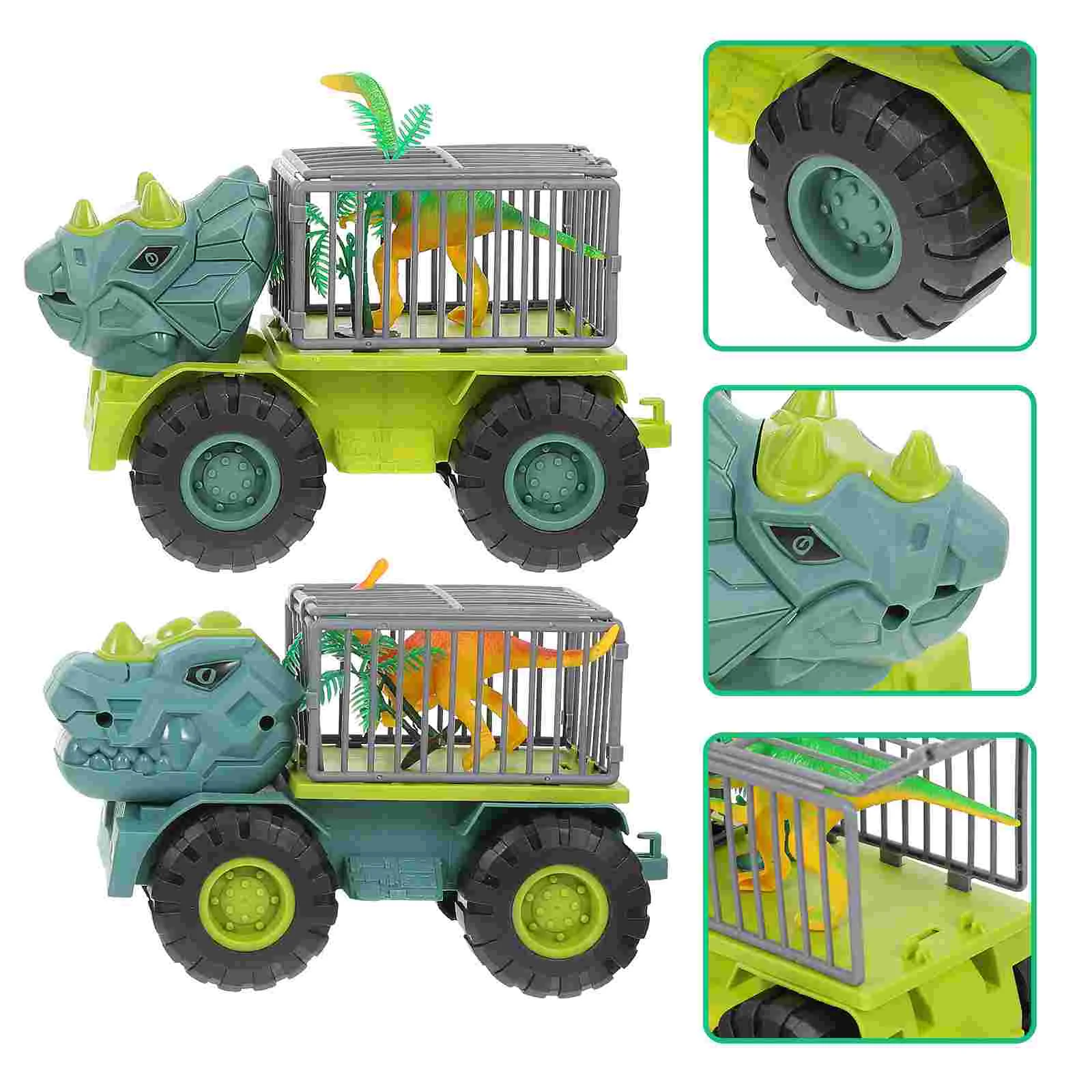 

2 Sets Plastic Manual Hand Press Moving Engineering Vehicle Kids Engineering Car