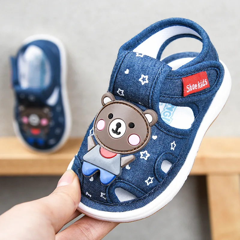 

Baby Casual Shoes Summer Cartoon Infant Toddler Non-slip Rubber Soft-Sole Boys Girls Flat First Walker Newborn with Called Shoes
