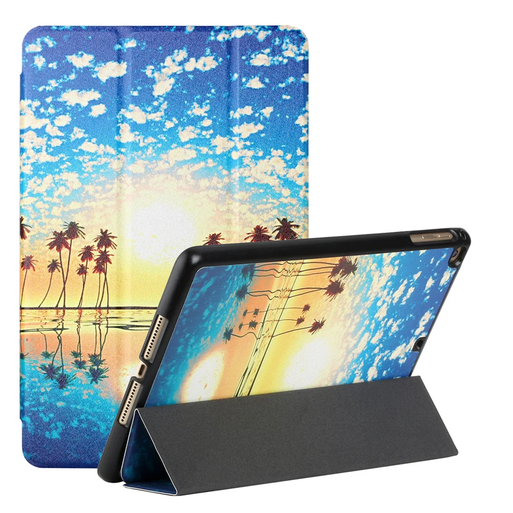 

Printed Case for iPad 5th 6th Gen 9.7 2017 2018 Magnetic Smart Folio Flip Leather Tablet Cover for iPad Pro 9.7 2016 Air 1 Air 2