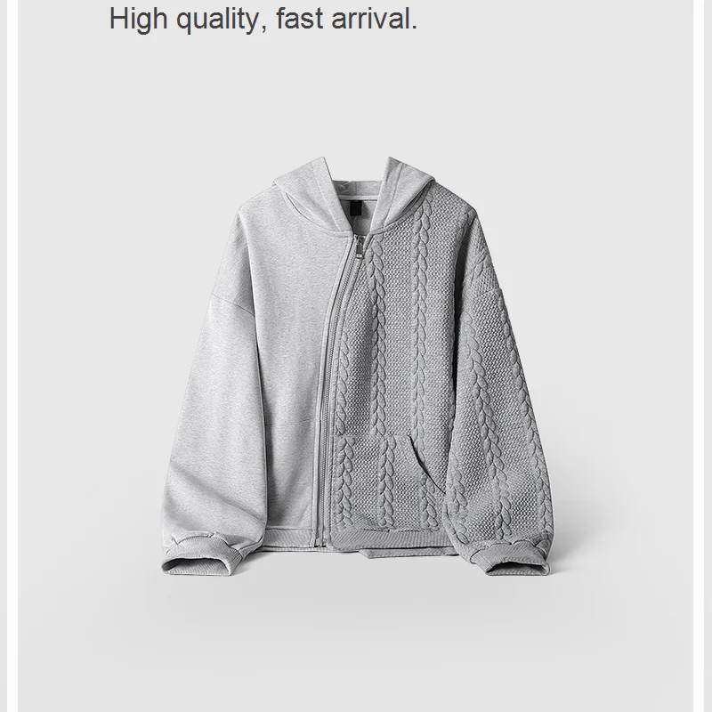 

Autumn Loose Niche Leisure All-Matching Fashion Irregular Korean Style Hooded Sweater for Men and Women