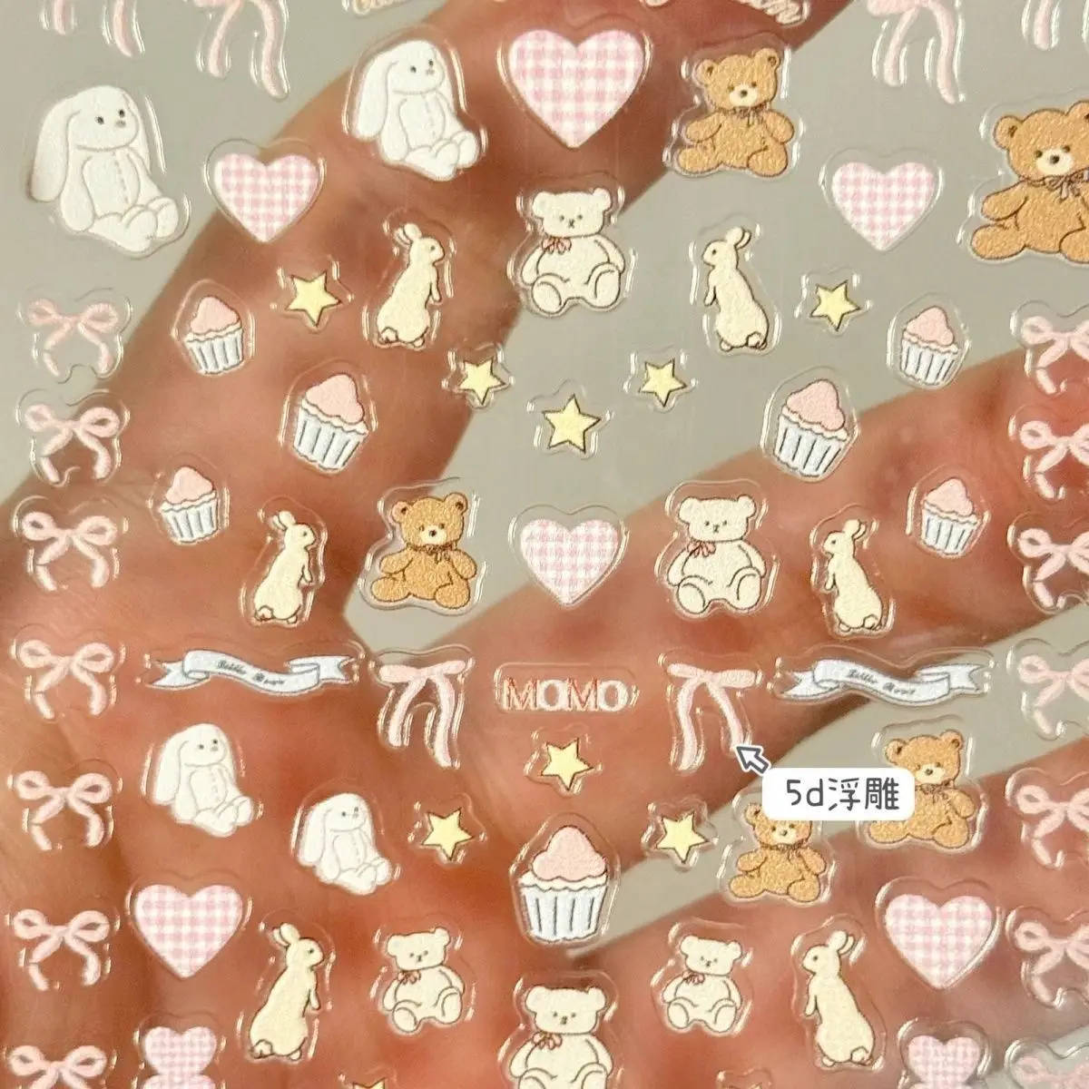 

Набор для творчества: наклейки и аксессуары для телефонов Sweet Bunny Bear