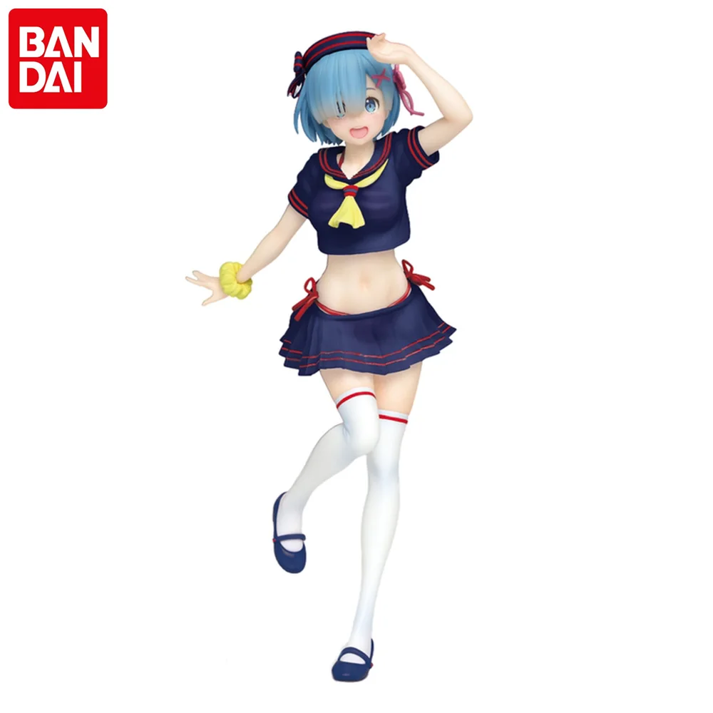 

Pre Sale Re:Life in a Different World From Zero Anime Figure Rem Sailor Suit PVC Model Collection Doll Desktop Ornament Kids Toy