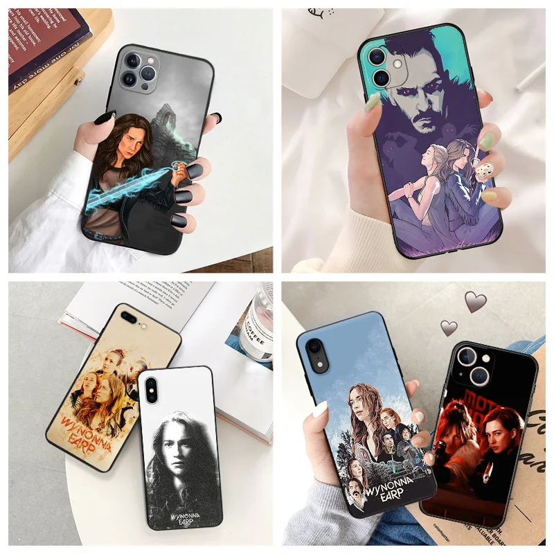 

Black Matte Anti-Drop Phone Case For iPhone 14 12 13 Pro Max 11 Mini 7 8 6 6s Plus XS X XR SE Luxury Wynonna Earp Cover