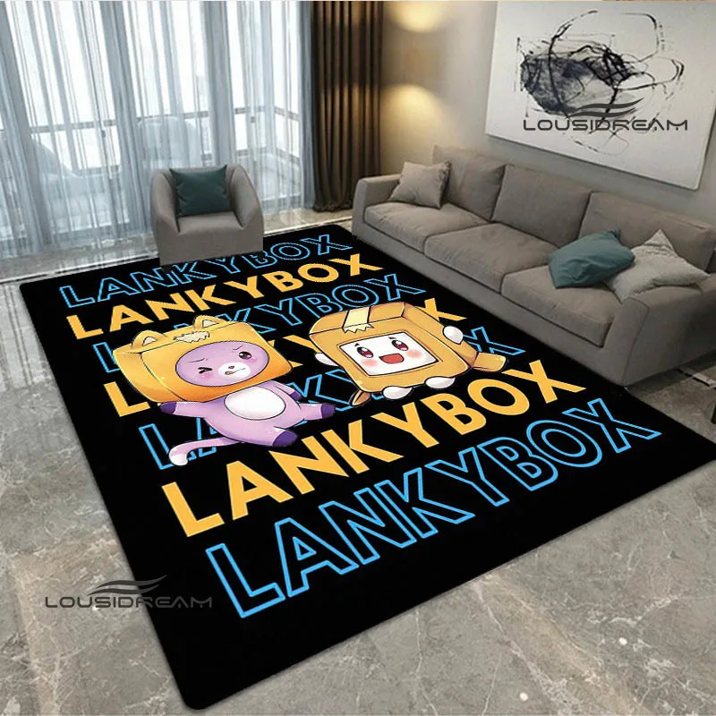 

Lankybox Foxy Boxy cute printed carpet kitchen mats Anime carpet Non -slip carpet outdoor carpet yoga mat area rug birthday gift
