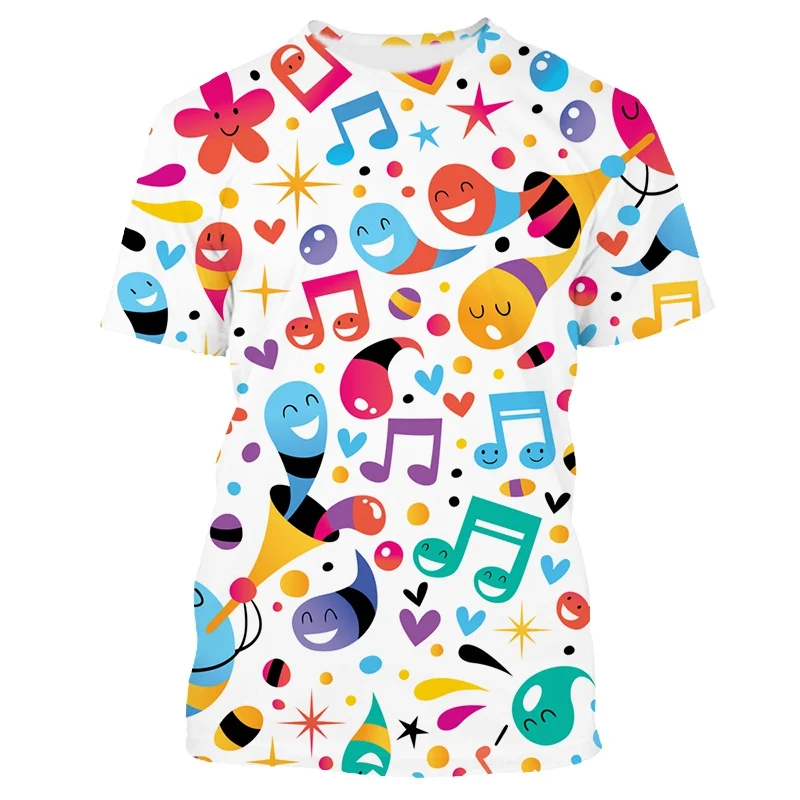 

Jumeast 3D Cartoon Music Printed Animal Flamingo Funny Tee Shirt Men Casual Hip Hop Large Size Aesthetic T-shirts Y2K Clothing